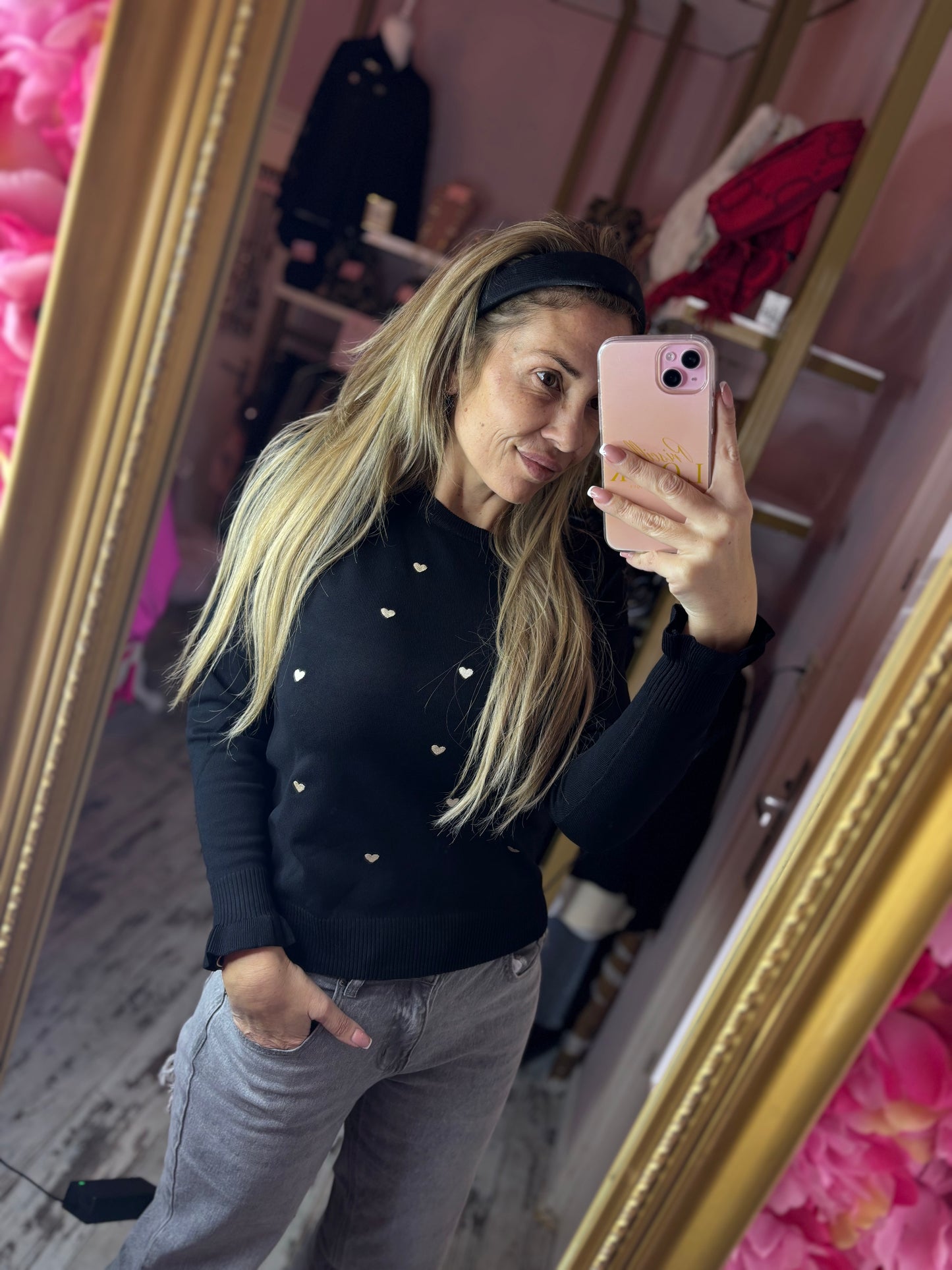 Sweater Love You Zwart