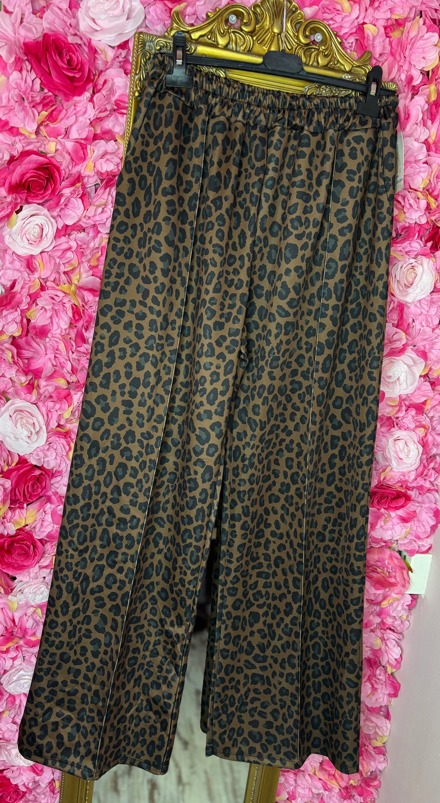 Jogging Panter Bruin Plus Size Maat 44 t/m 52