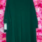 Blouse Doorknoop Groen Plus Size Maat 44 t/m 50