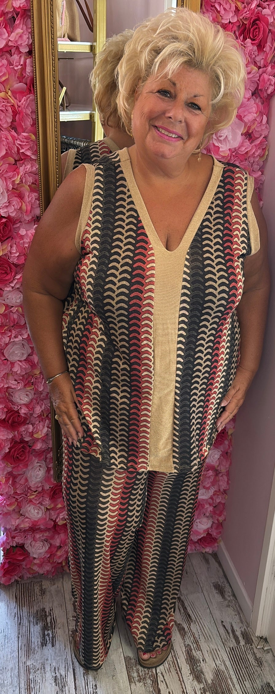 Set Beauty Shine Rood Plus Size maat 48 t/m 56