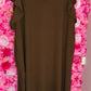 Jurk Musthave Bruin Plus Size Maat 48 t/m 52