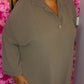 Tuniek Chloe Taupe Plus Size Maat 48 t/m 54