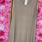 Top Basic Lang Beige Plus Size Maat 46 t/m 54