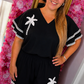 Set Palm Zwart Plus Size tot Maat 48