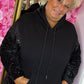 Hoodie Pailletten Plus Size Maat 42 t/m 50