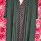 Vest Korte Mouw Travel Flucc Groen Plus size Maat 48 t/m 56