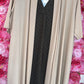 Vest Korte Mouw Travel Beige  Plus size Maat 48 t/m 56