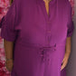 Jurk Marbella Paars Plus Size 48 t/m 54-56