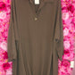 Tuniek Chloe Taupe Plus Size Maat 48 t/m 54