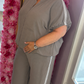 Set Sporty Taupe Plus Size maat 48 t/m 54