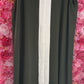 Lange Jurk Stripe Leger Groen Plus Size 46 t/m 52-54