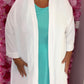 Broek Travel Wit Plus Size maat t/m 54