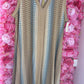 Lange Jurk Beauty Shine Blauw Plus Size maat 48 t/m 54-56
