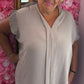 Tuniek Jaidey Taupe Plus Size maat 48 t/m 54-56