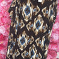 Jurk Didi Viscose Bruin Plus Size Maat 44 t/m 50-52