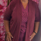 Top Flucc Bordeaux Plus Size Maat 44 t/m 50-52