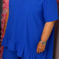 Set Viral Konings Blauw Plus Size maat 48 t/m 54
