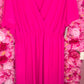 Lange Jurk Ela Fuchsia Maat 48 t/m 54-56