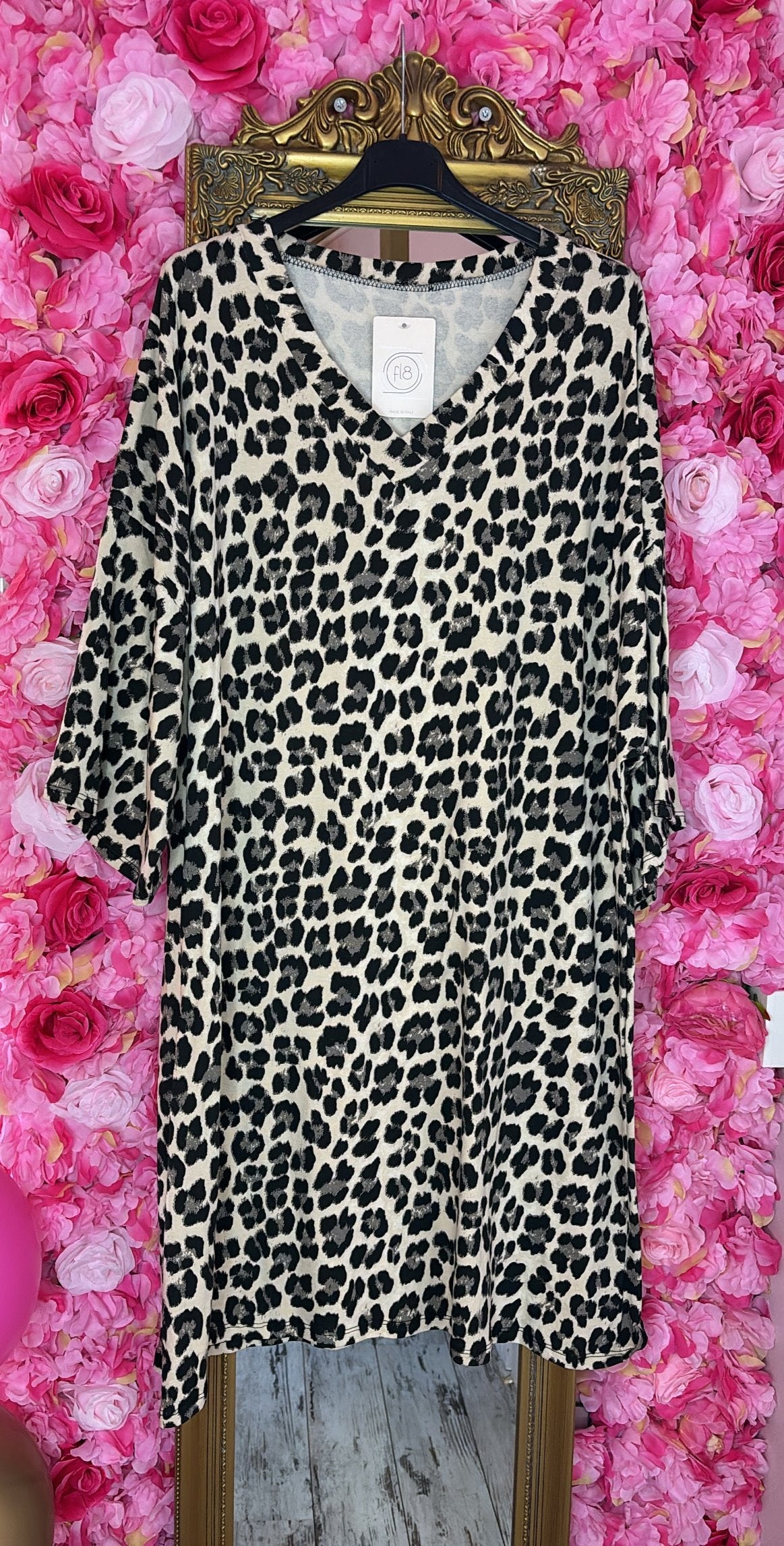 Trui Panter Lang Plus Size Maat 46 t/m 54