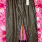 Tregging Leather Look Bruin Plus Size Maat 46 t/m 52