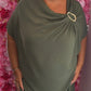 Jurk Silvie Groen Plus Size 50 t/m 56-58