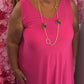 Jurk Fay Fuchsia Plus Size 46 t/m 52