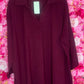 Tuniek All Time Bordeaux Plus Size Maat 48 t/m 54