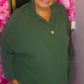 Tuniek Chloe Leger Groen Plus Size Maat 48 t/m 54