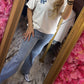 Jeans Wide Leg All Over XS t/m XL