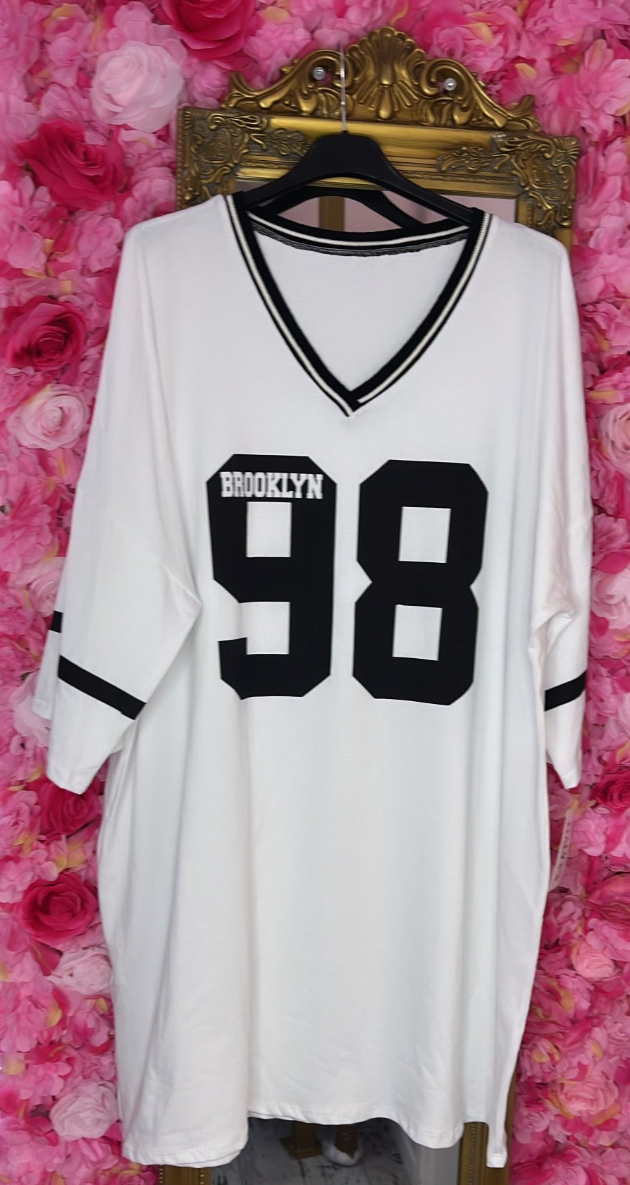 T-shirt Brooklyn Long Plus Size Maat 46 t/m 54