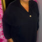Tuniek Chloe Zwart Plus Size Maat 48 t/m 54