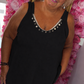 Top Beachy Zwart Plus Size Maat 46 t/m 54