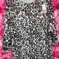 Tuniek Animal Katoen Zwart Plus Size Maat 46 t/m 50-52