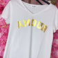 T-shirt Amour Gold