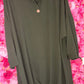 Blouse Chloe Leger Groen Plus Size maat 48 t/m 54