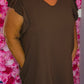 Jurk Musthave Bruin Plus Size Maat 48 t/m 52