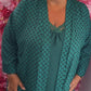Top Chique Flucc Groen Plus Size Maat 46 t/m 52