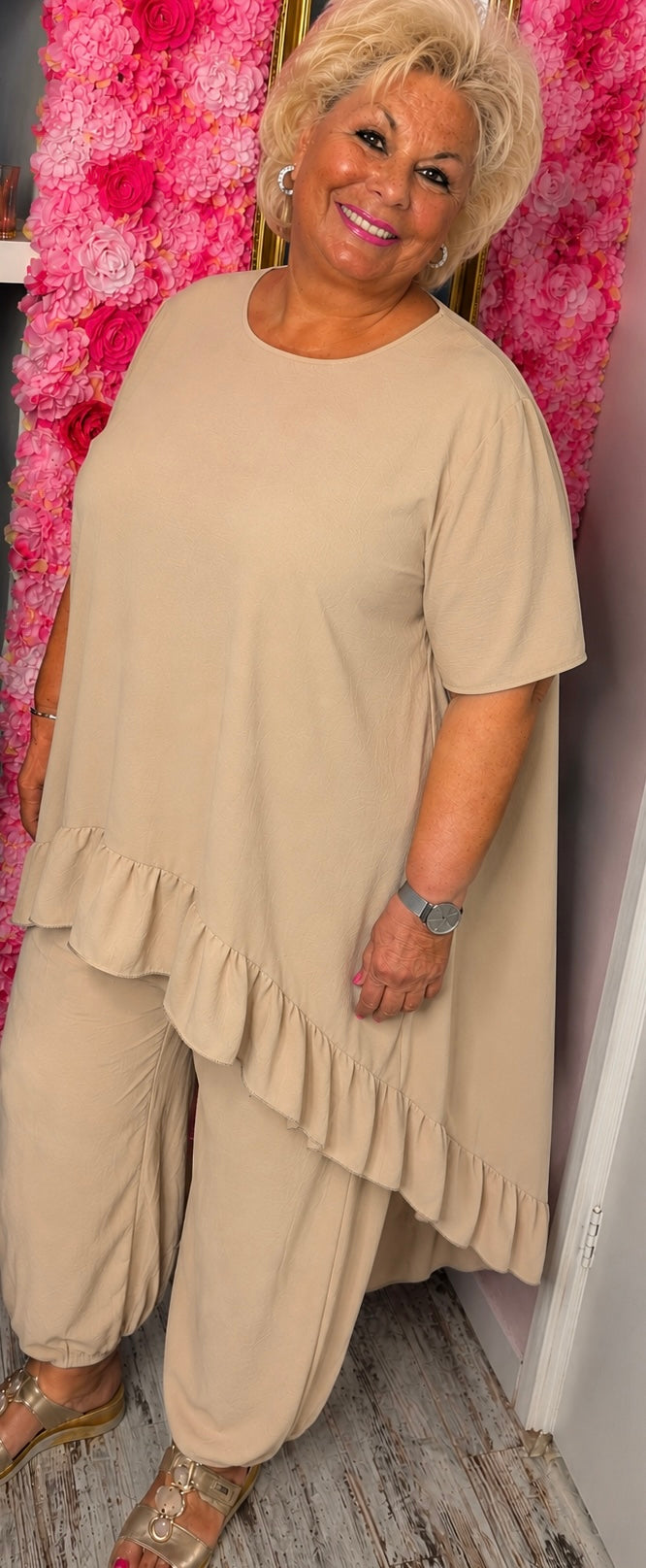 Set Viral Beige Plus Size maat 48 t/m 54