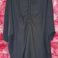Jurk Viscosa Zwart Plus Size Maat 46 t/m 54