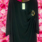Tuniek Detail Zwart Plus Size Maat 48 t/m 54