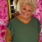 Jurk Musthave Leger Groen Plus Size Maat 48 t/m 52