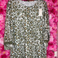 Tuniek Animal Katoen Leger Groen Plus Size Maat 46 t/m 50-52