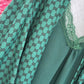 Kimono Flucc Groen Plus size Maat 48 t/m 56-58
