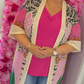 Kimono Ibiza Pink Panter Plus size Maat 46 t/m 50-52