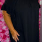 Jurk Linnen Queen Zwart Plus Size Maat 46 t/m 52-54