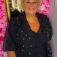 Colbert PofMouw Zwart Plus size Maat 46 t/m 52-54