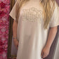 Lange Jurk Dio Beige Plus Size 44 t/m 50-52