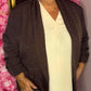 Blazer Happy Diamond XXL Bruin Plus Size Maat 46 t/m 52-54