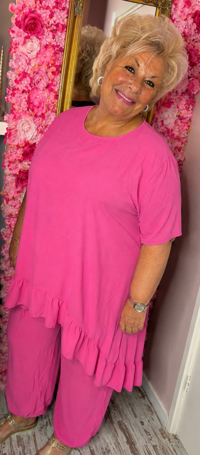 Set Viral Fuchsia Plus Size maat 48 t/m 54