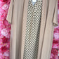 Vest Korte Mouw Travel Beige  Plus size Maat 48 t/m 56